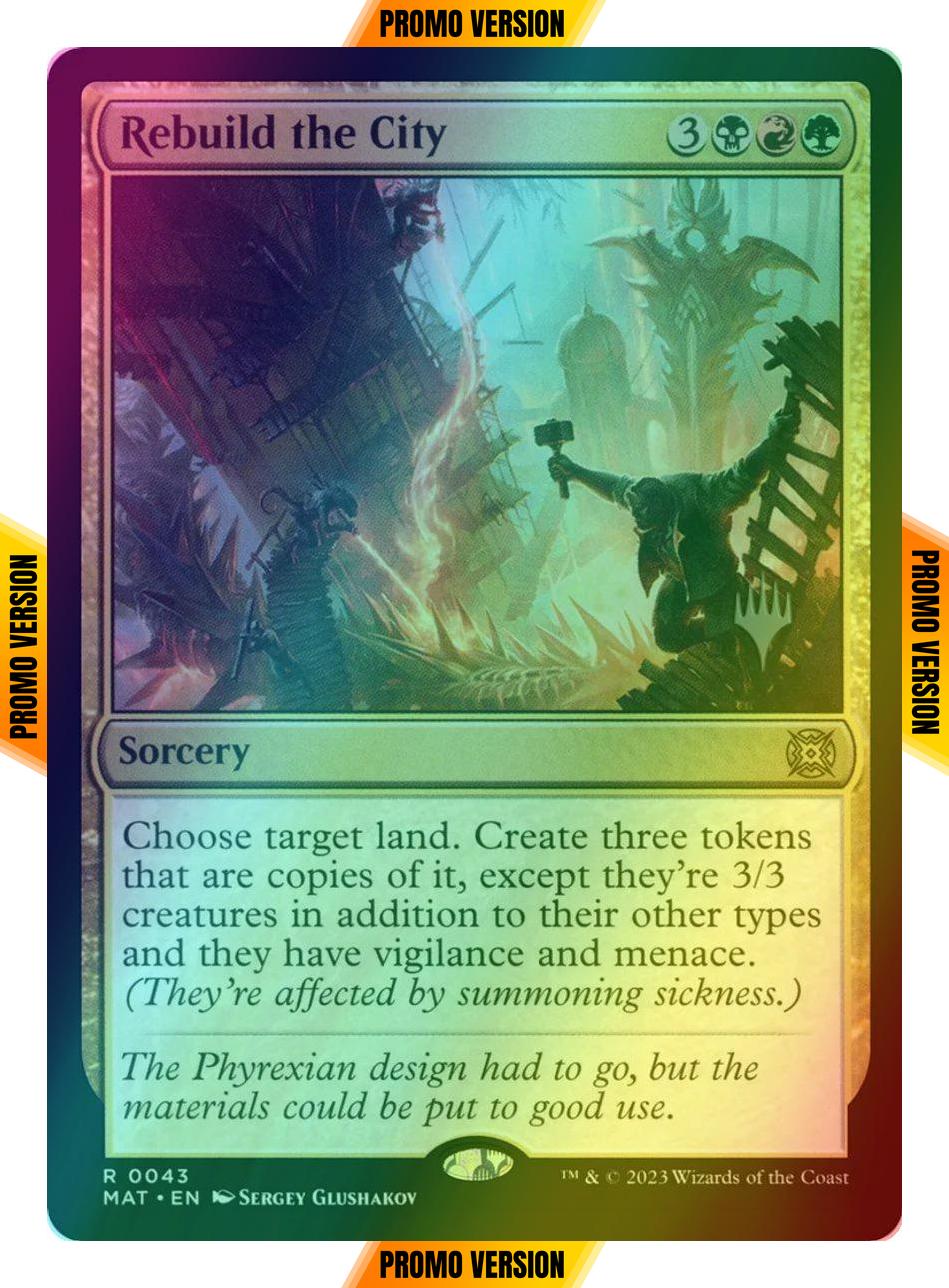 Rebuild the City [43p] [Promo Pack] [March of the Machine: The Aftermath: Promos] [Foil]