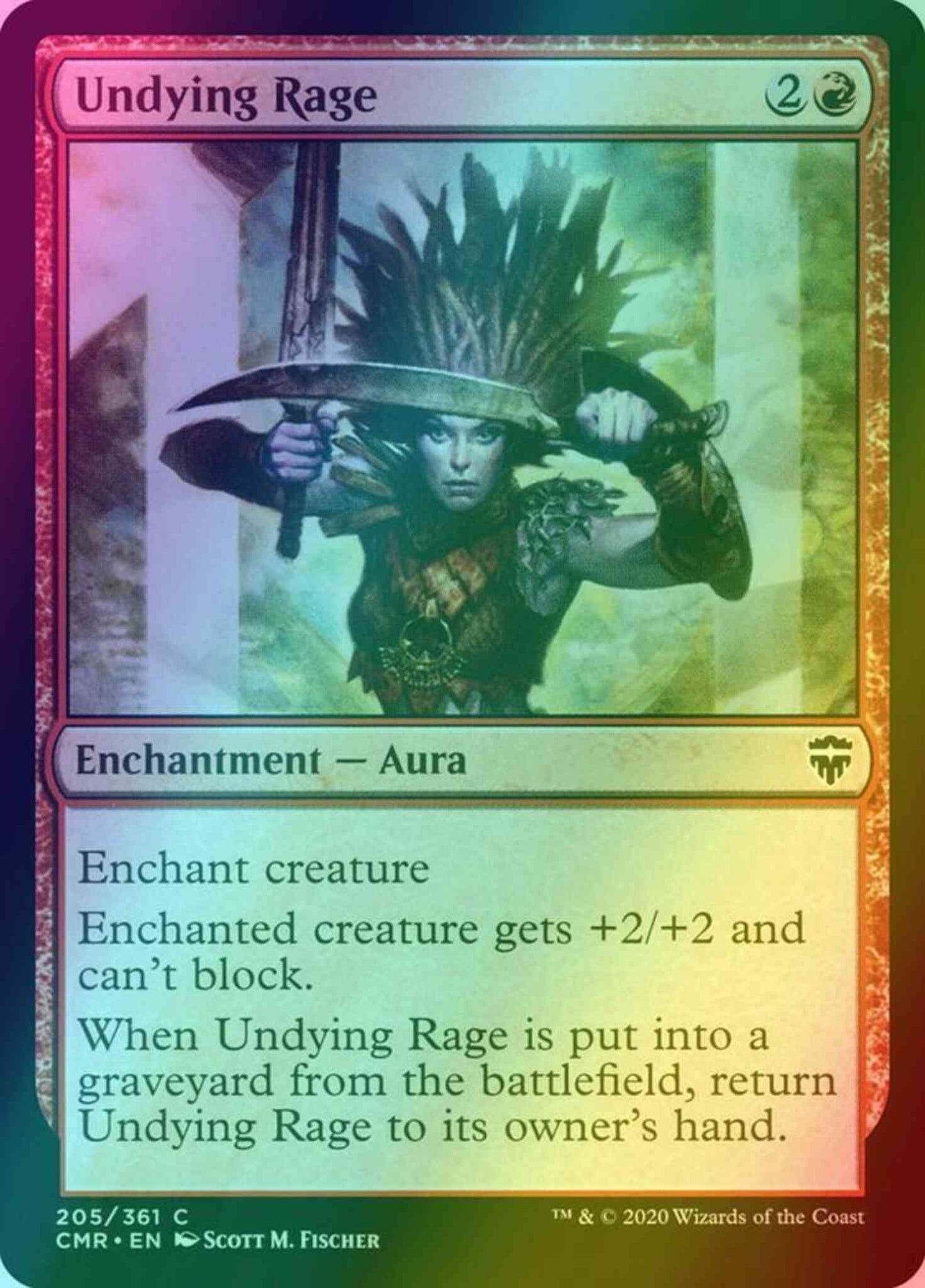 Undying Rage [205] [Commander Legends] [Foil]