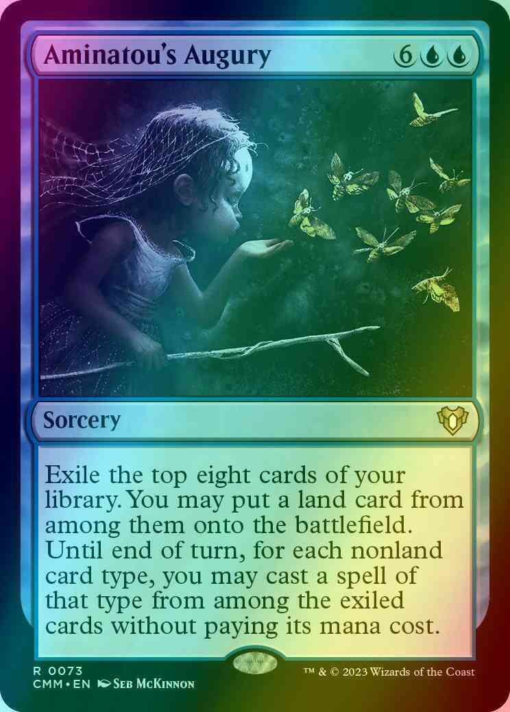 Aminatou's Augury [73] [Commander Masters] [Foil]