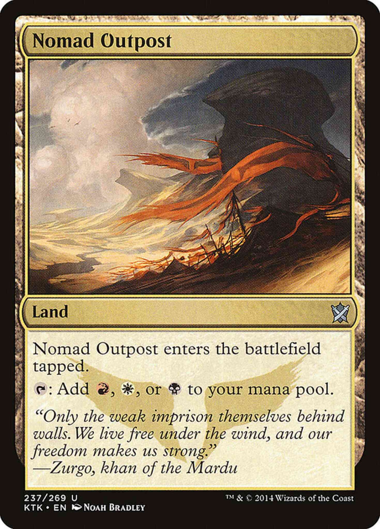 Nomad Outpost [237] [Khans Of Tarkir] [Non-Foil]