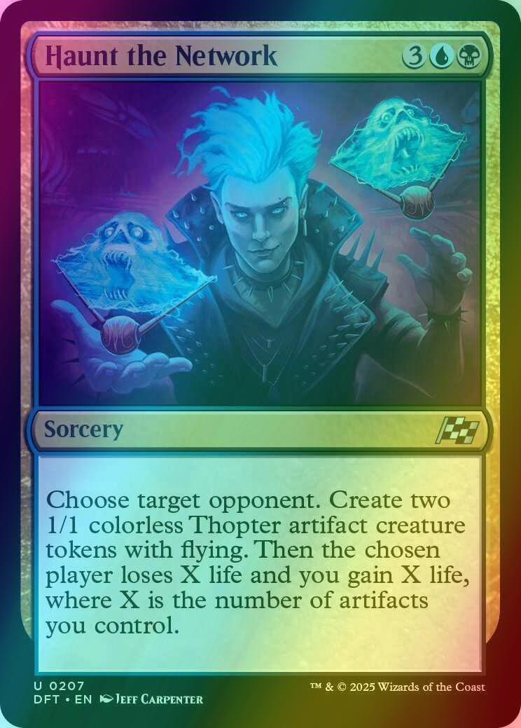 Haunt the Network [207] [Aetherdrift] [Foil]