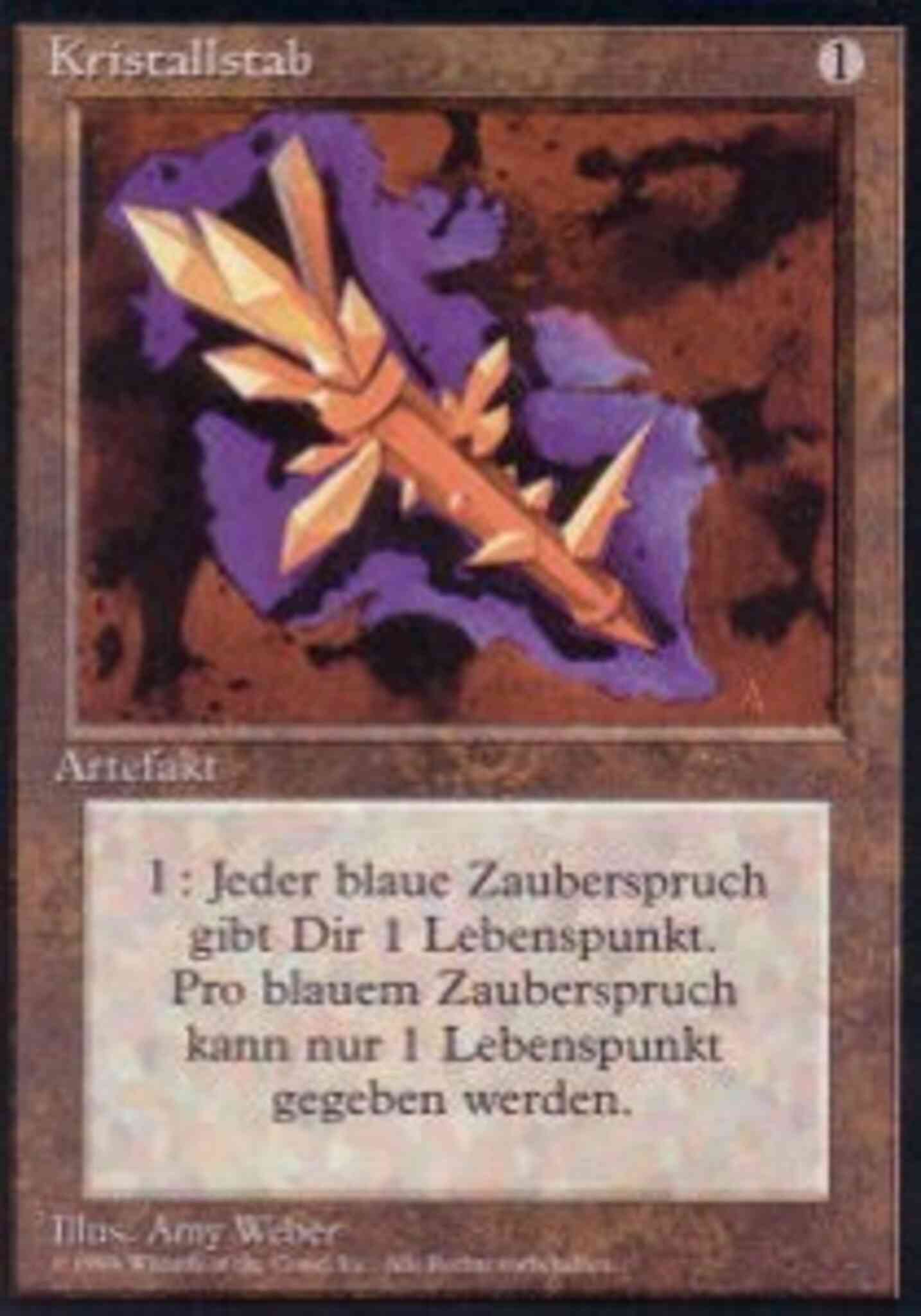 Crystal Rod - German [242] [Foreign Black Border: German] [Non-Foil]