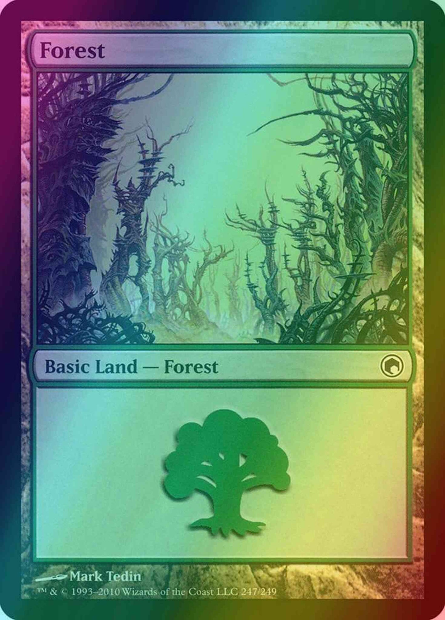Forest [247] [Scars Of Mirrodin] [Foil]