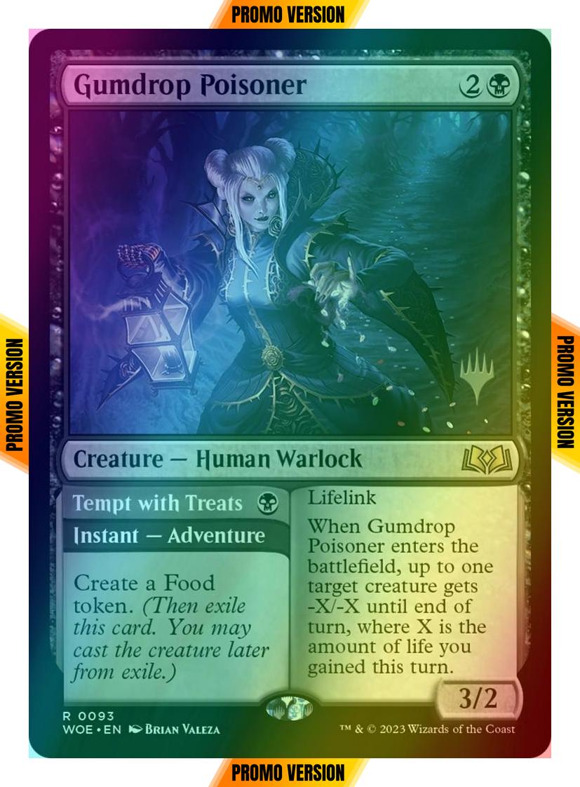 Gumdrop Poisoner // Tempt with Treats [93p] [Promo Pack] [Wilds of Eldraine: Promos] [Foil]