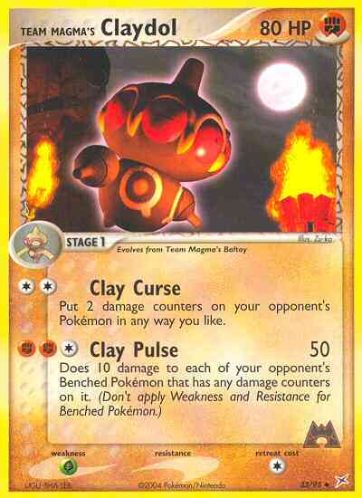 Team Magma's Claydol - 33/95 - Uncommon [ex4-33] [Non-Holo]