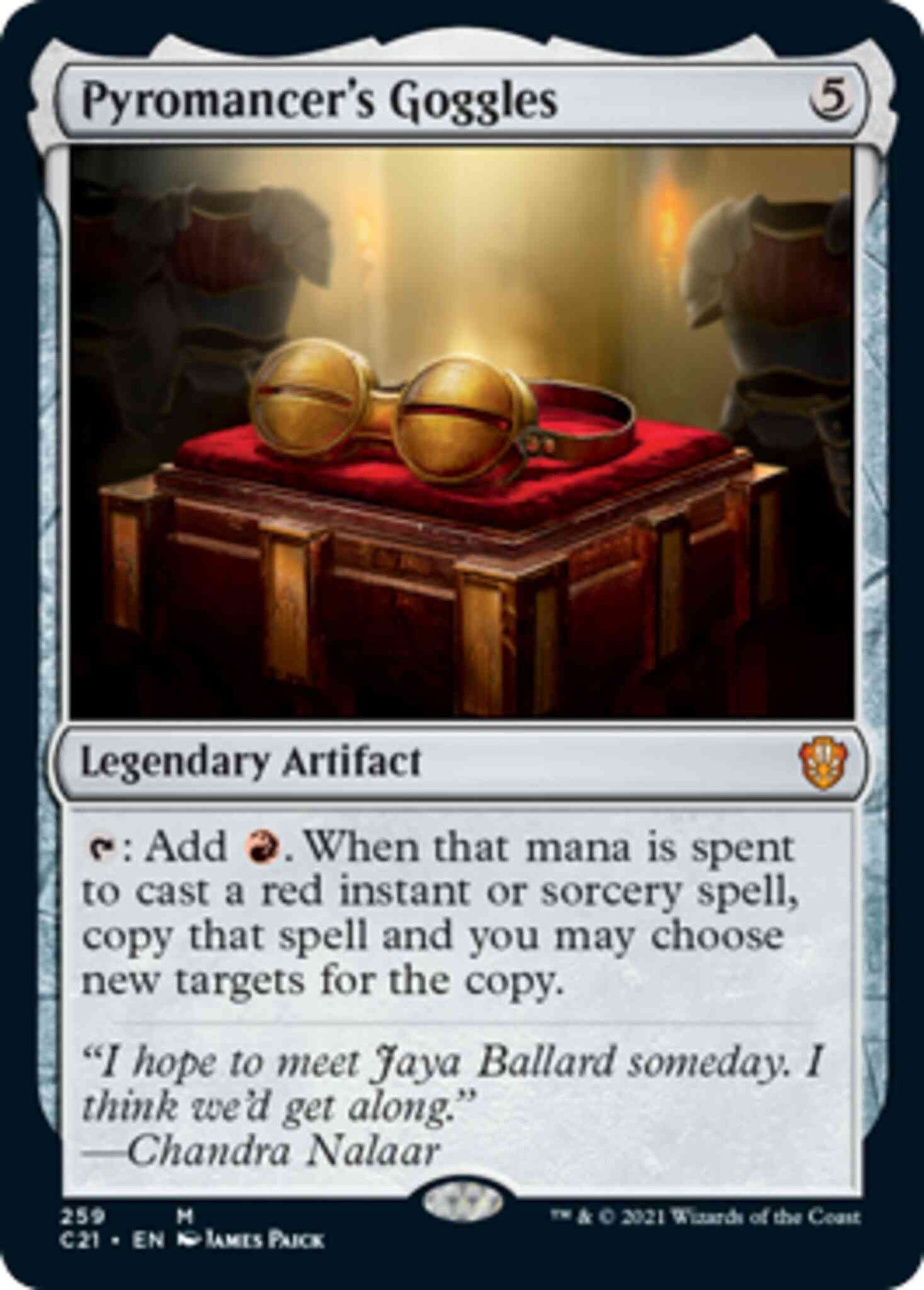Pyromancer's Goggles [259] [Commander 2021] [Non-Foil]