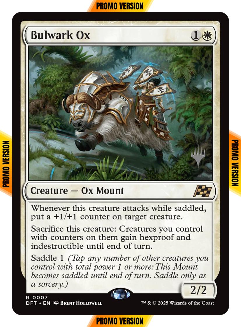 Bulwark Ox [7p] [Promo Pack] [Aetherdrift: Promos] [Non-Foil]