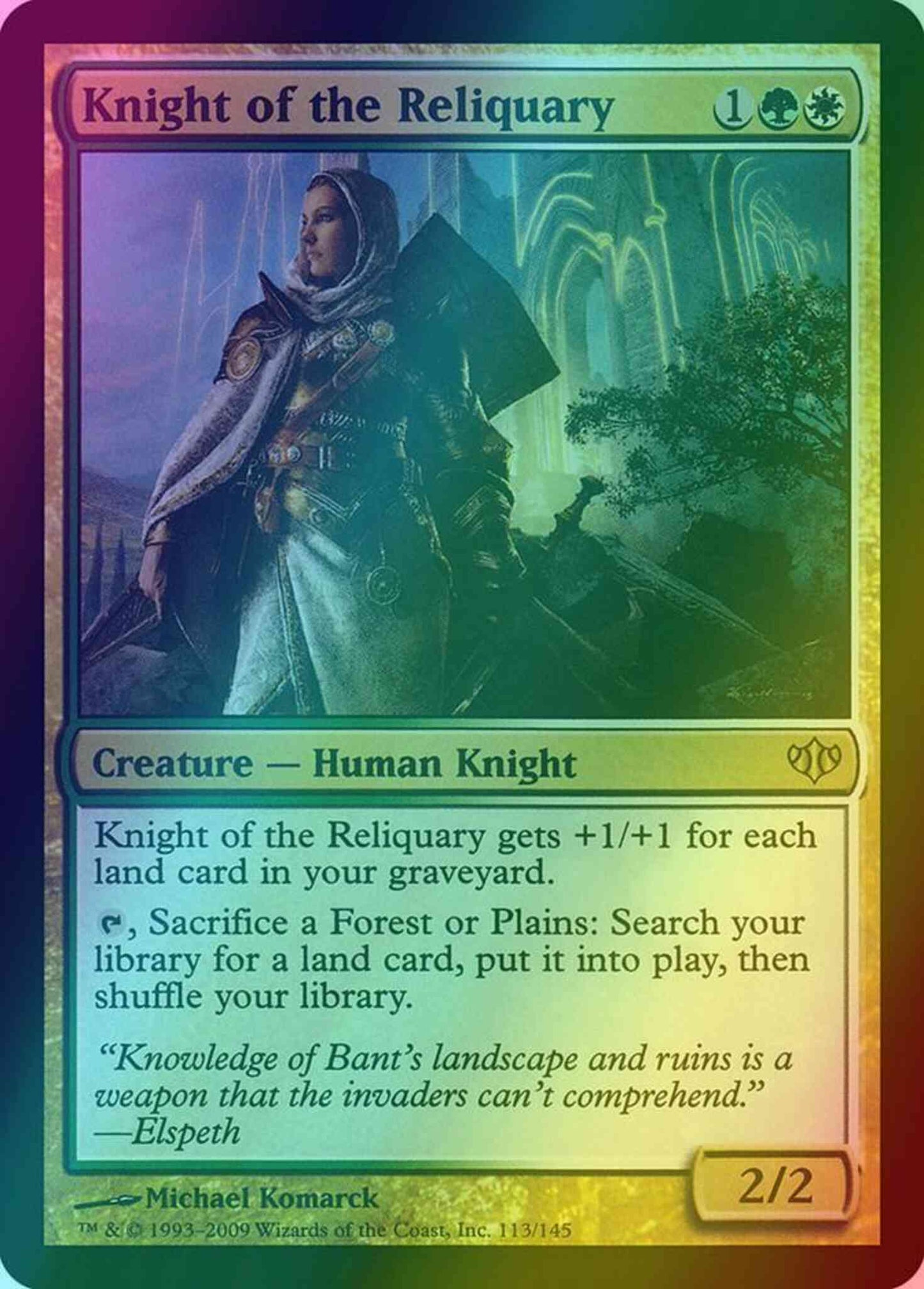 Knight of the Reliquary [113] [Conflux] [Foil]