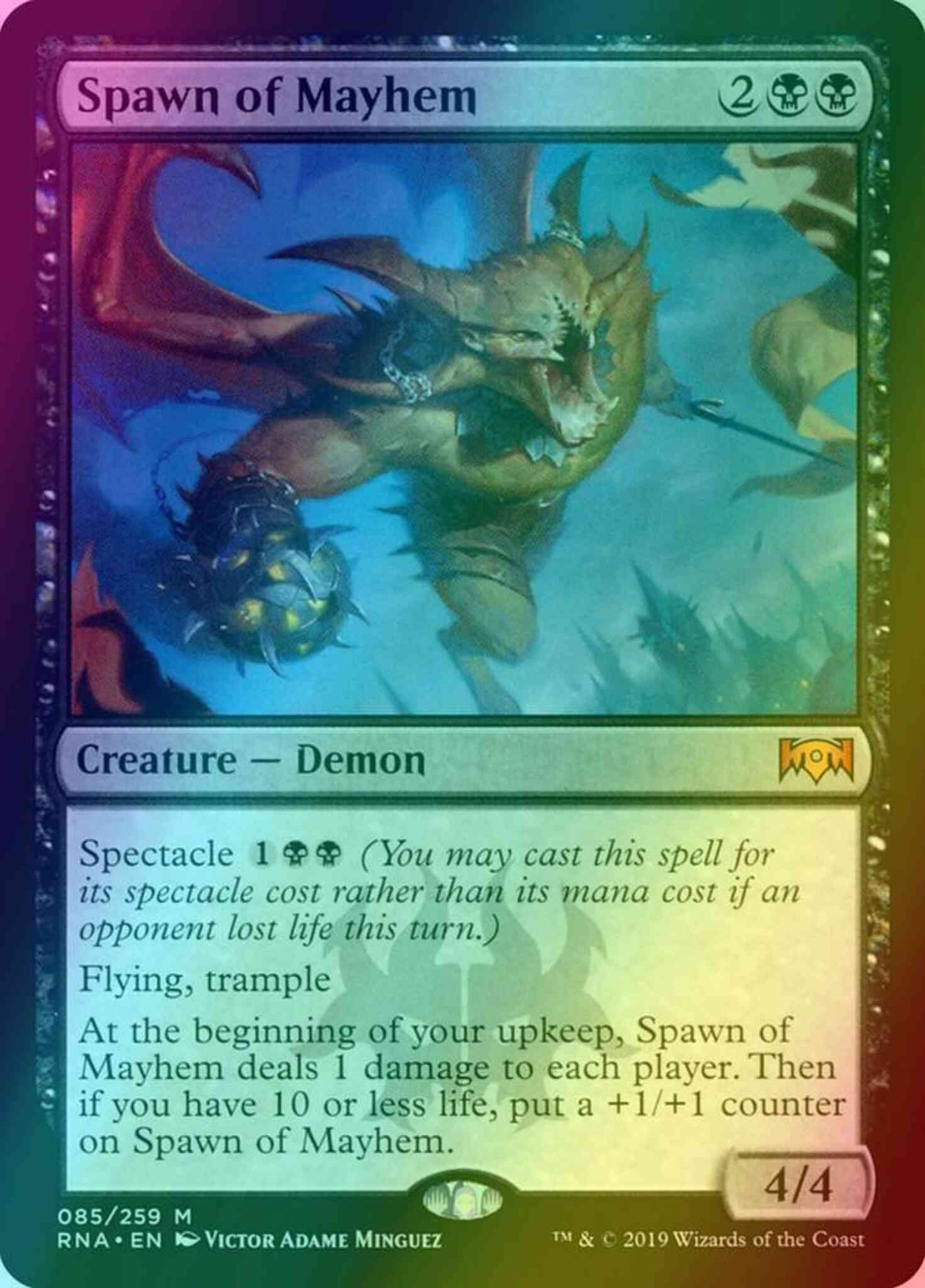 Spawn of Mayhem [85] [Ravnica Allegiance] [Foil]