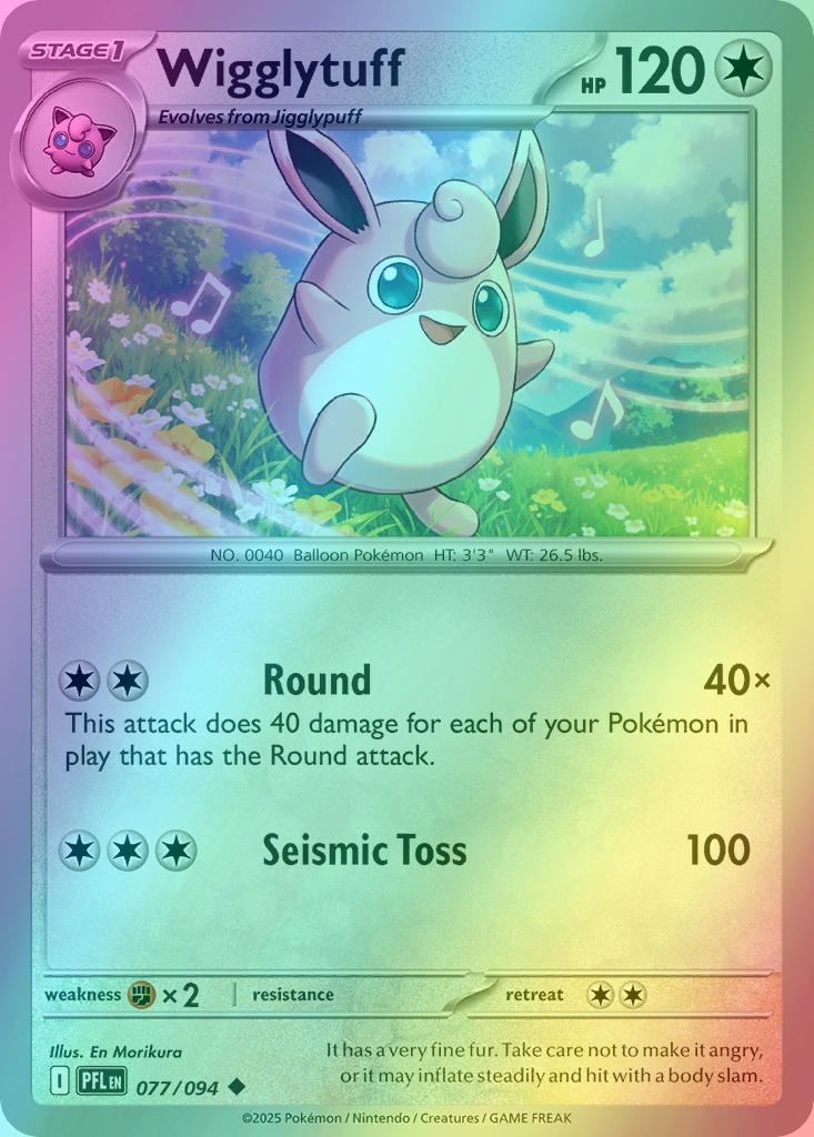 Wigglytuff - 077/094 - Uncommon [me02-077] [Reverse Holo]