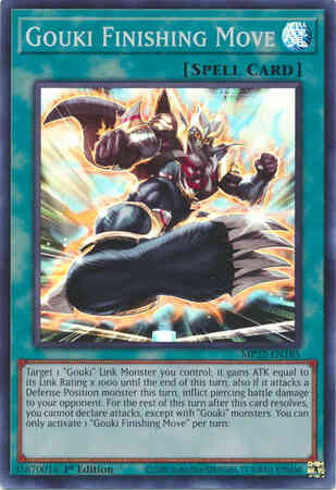 Gouki Finishing Move - MP22-EN185 - Super Rare - 1st Edition