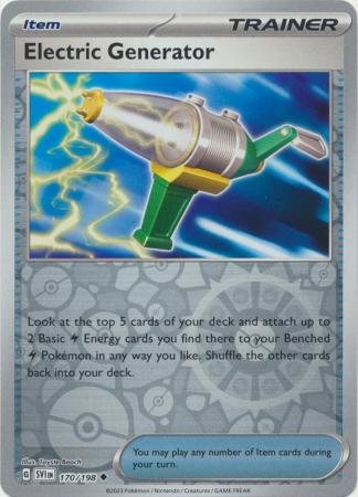 Electric Generator - 170/198 - Uncommon [sv01-170] [Reverse Holo]