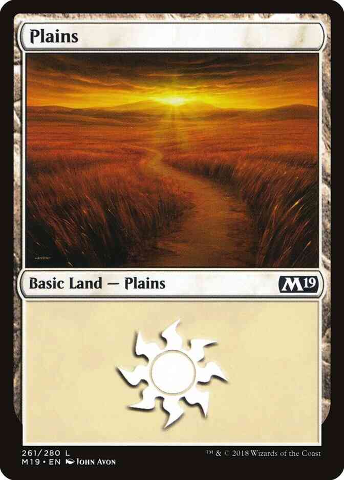 Plains [261] [Core Set 2019] [Non-Foil]