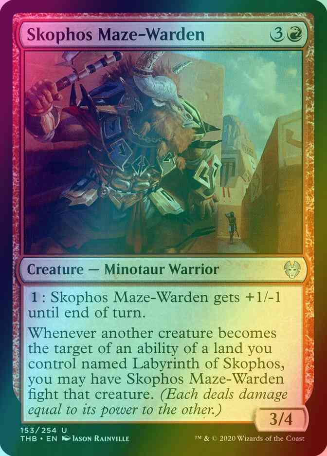 Skophos Maze-Warden [153] [Theros Beyond Death] [Foil]