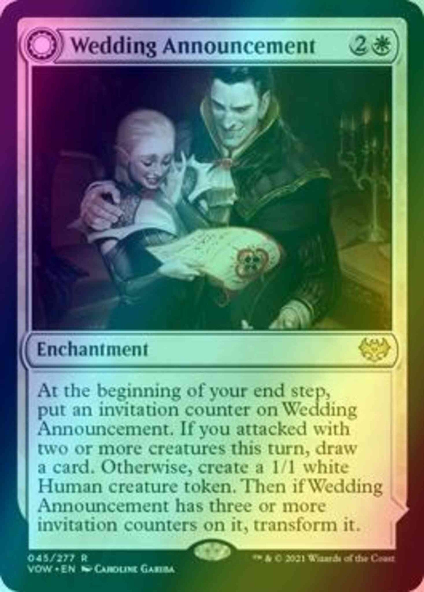 Wedding Announcement // Wedding Festivity [45] [Innistrad: Crimson Vow] [Foil]