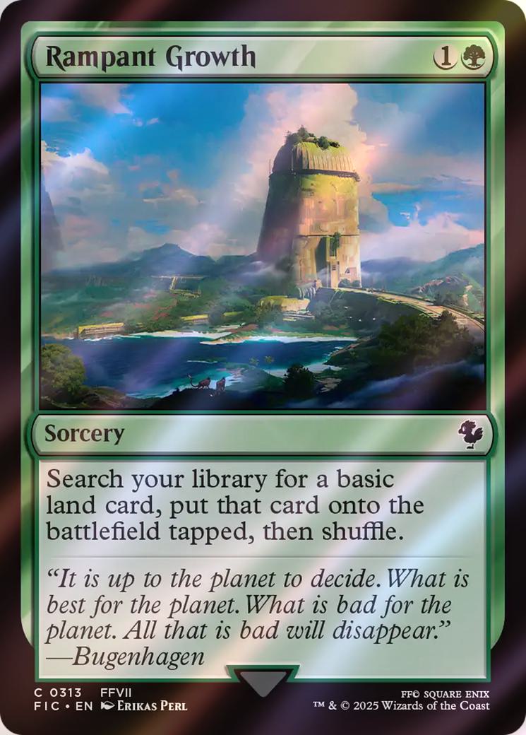 Rampant Growth [313] [FINAL FANTASY: Commander] [Surge Foil]