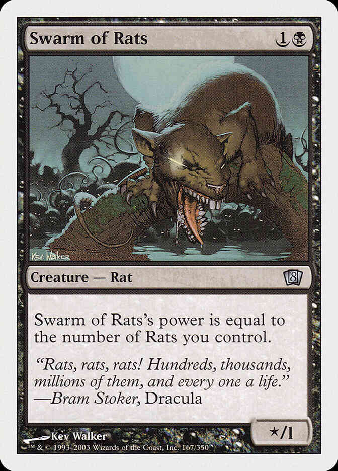 Swarm of Rats [167] [Eighth Edition] [Non-Foil]