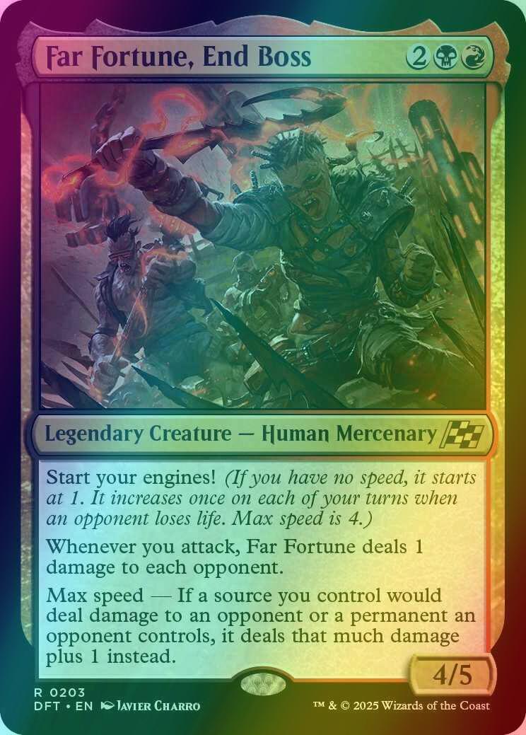 Far Fortune, End Boss [203] [Aetherdrift] [Foil]