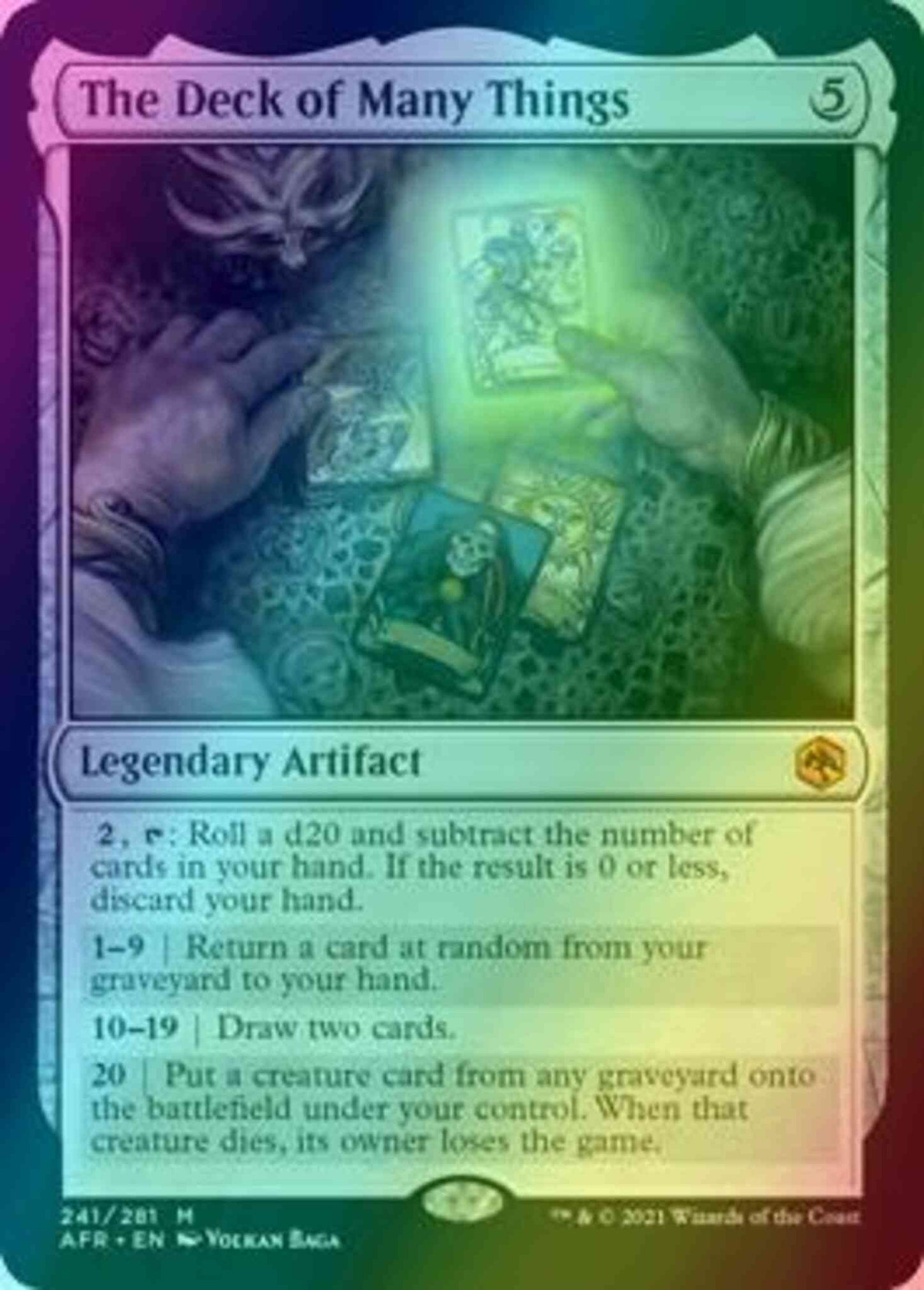 The Deck of Many Things [241] [Adventures in the Forgotten Realms] [Foil]