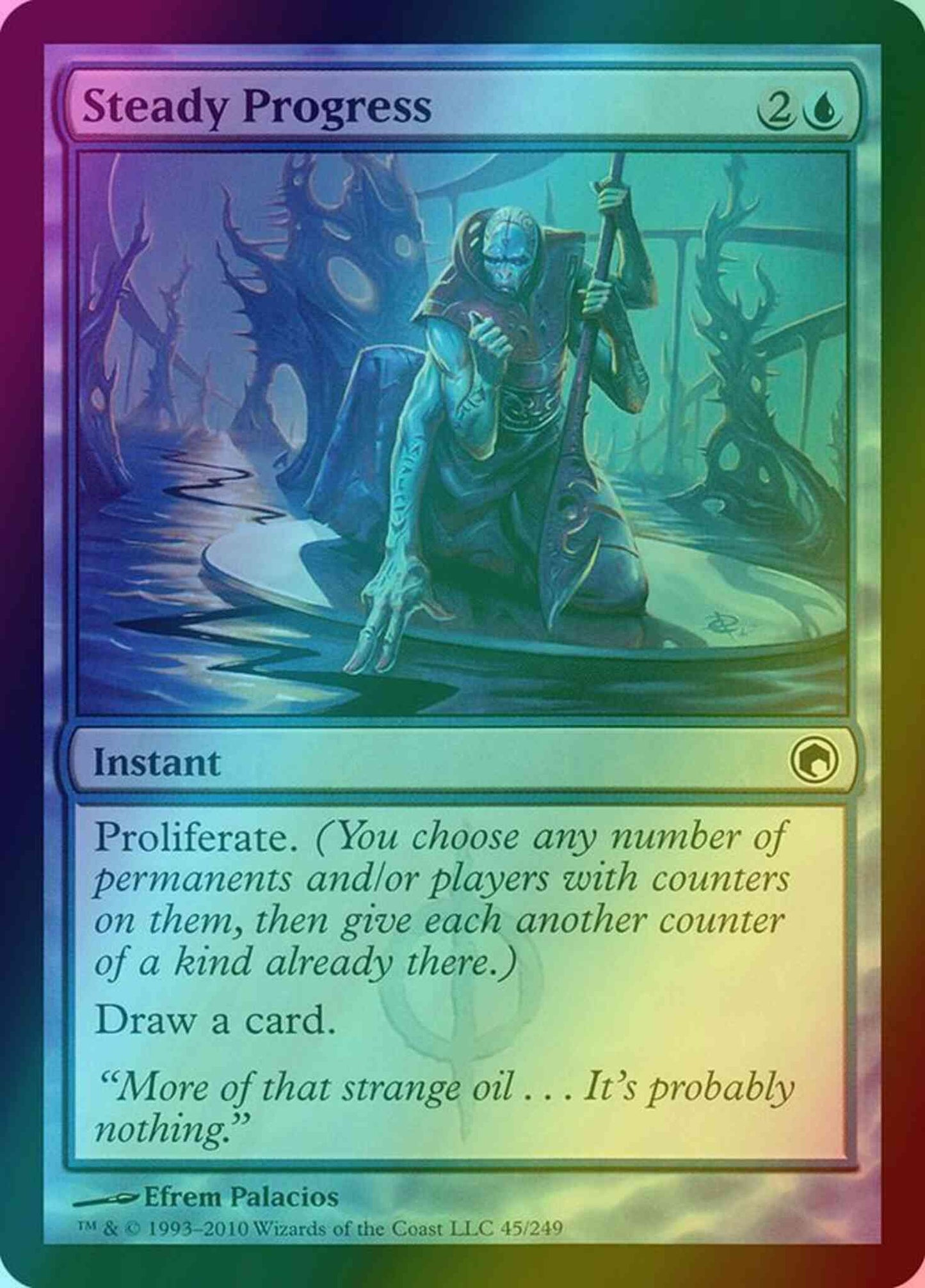 Steady Progress [45] [Scars Of Mirrodin] [Foil]