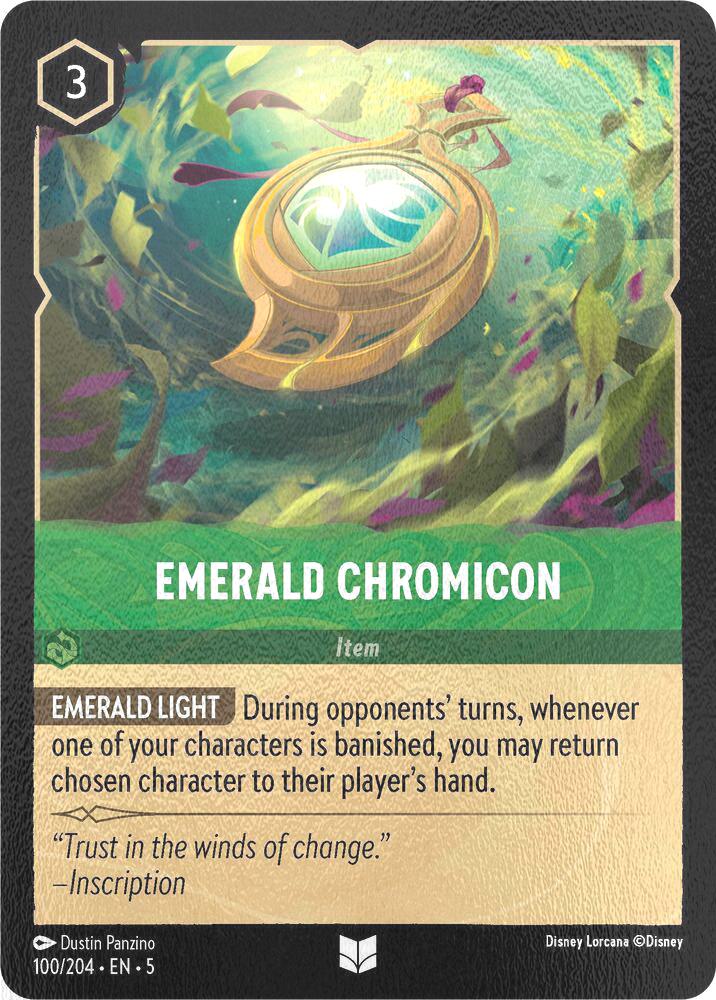 Emerald Chromicon - 100/204 [Shimmering Skies] [Cold Foil]