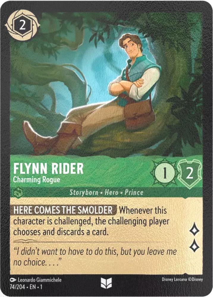 Flynn Rider - Charming Rogue - 74/204 [The First Chapter] [Cold Foil]
