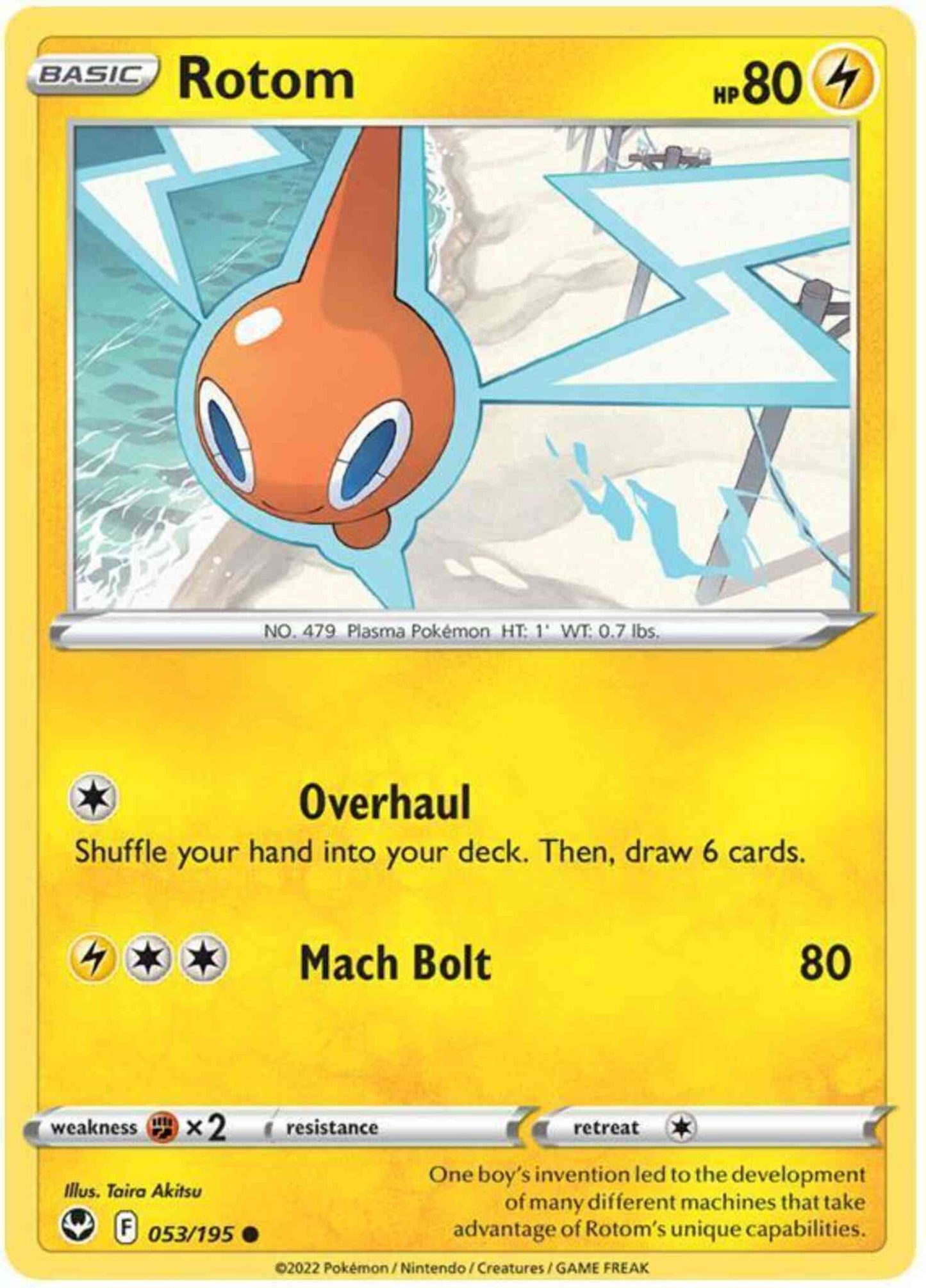 Rotom - 053/195 - Common [swsh12-053] [Non-Holo]