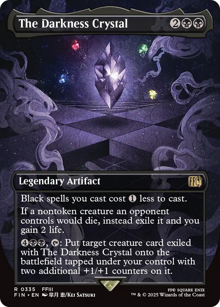 The Darkness Crystal [335] [Borderless] [FINAL FANTASY] [Non-Foil]
