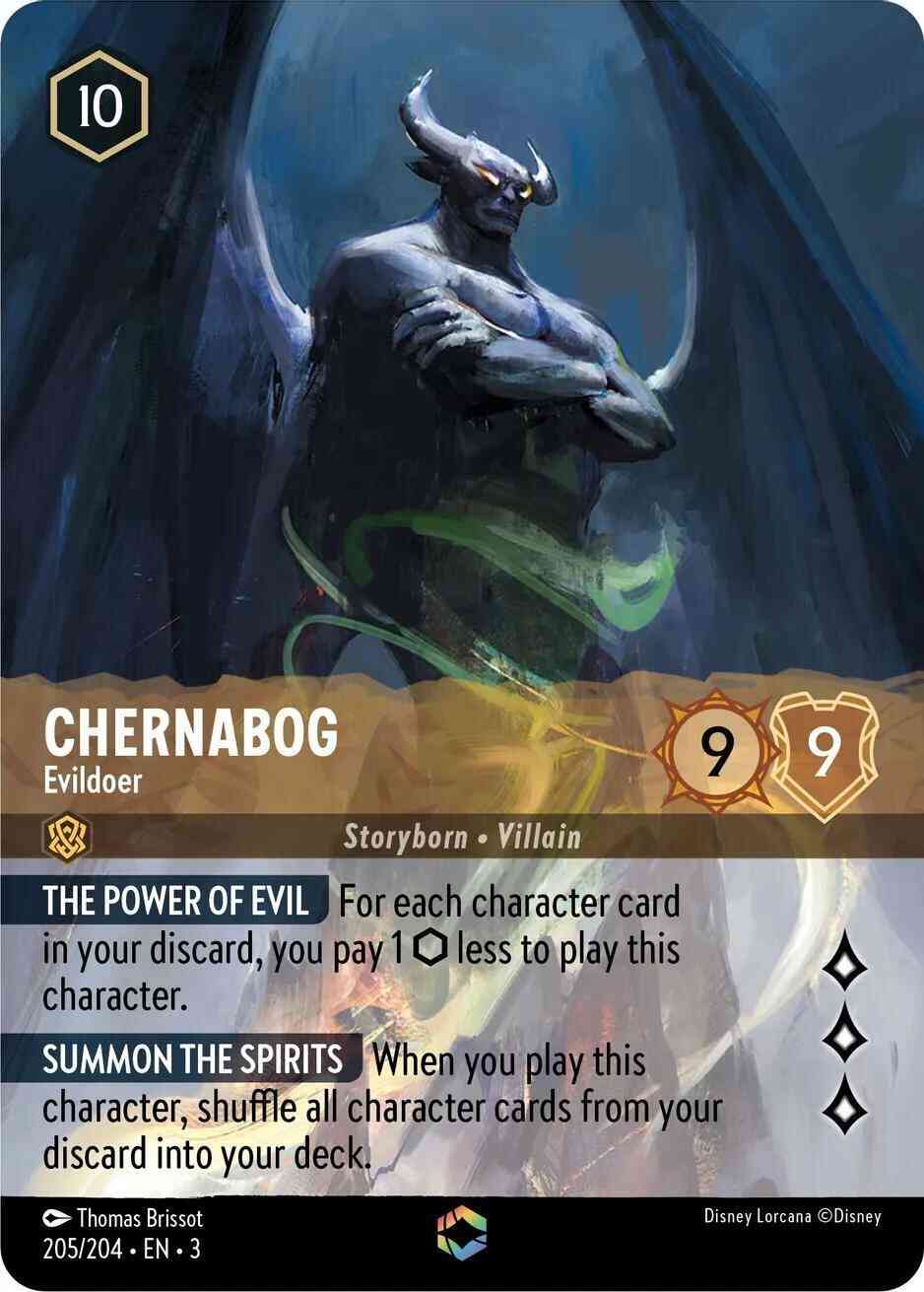 Chernabog - Evildoer (Alternate Art) - 205/204 [Into the Inklands] [Holofoil]