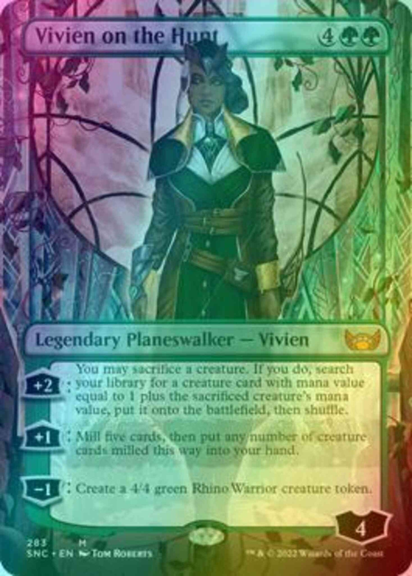 Vivien on the Hunt [283] [Borderless] [Streets of New Capenna] [Foil]