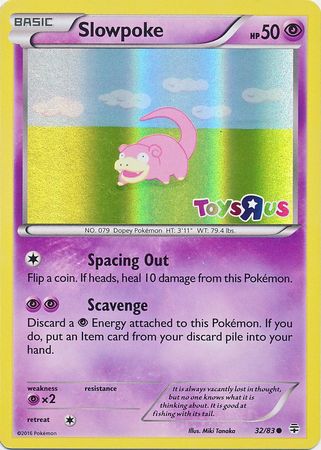 Slowpoke - 32/83 - Promo - Toys R Us [xy95msp-32] [Holo]