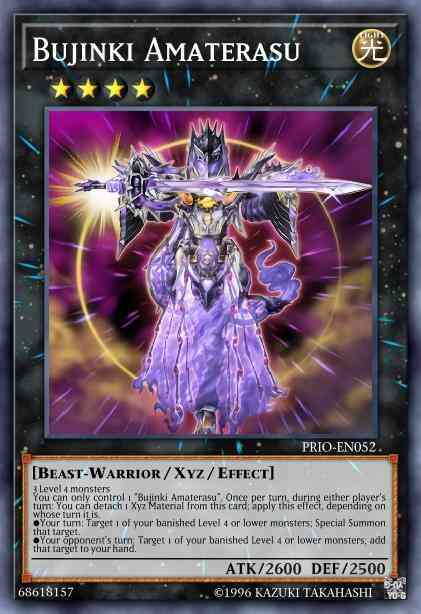 Bujinki Amaterasu - PRIO-EN052 - Ghost Rare - 1st Edition