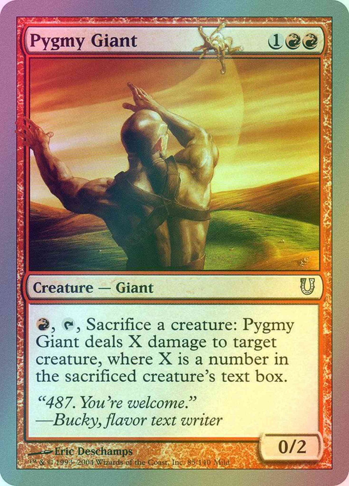 Pygmy Giant [85] [Unhinged] [Foil]