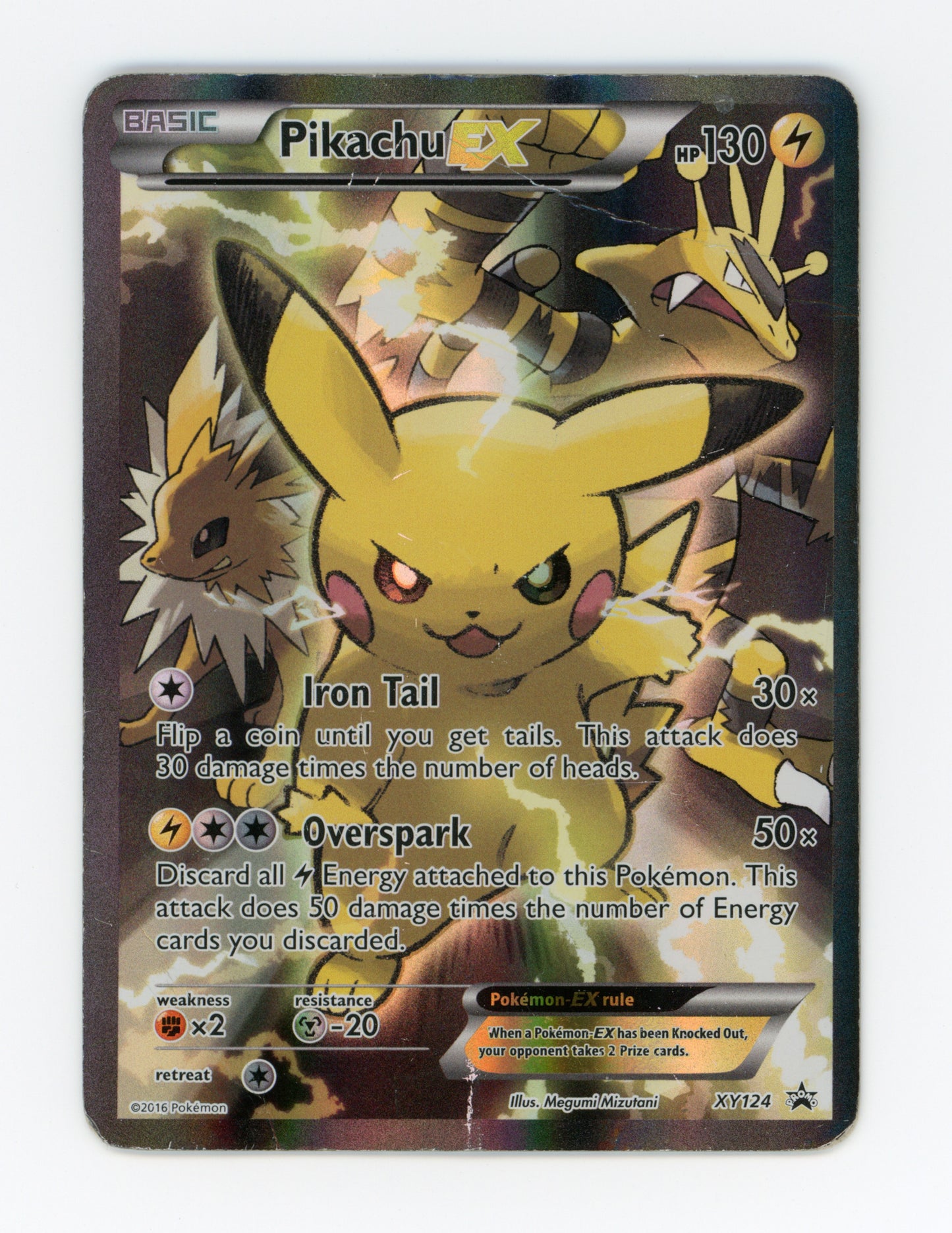 Pikachu-EX — Damaged|Promo — ID 17728