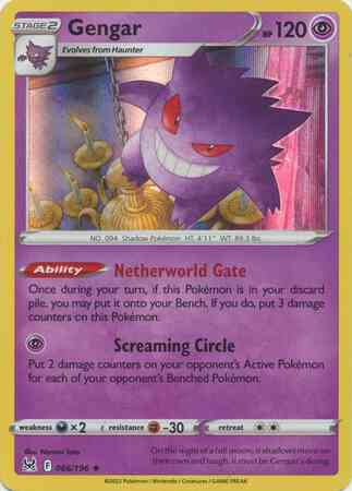 Gengar - 066/196 - Rare Holo [swsh11-066] [Holo]