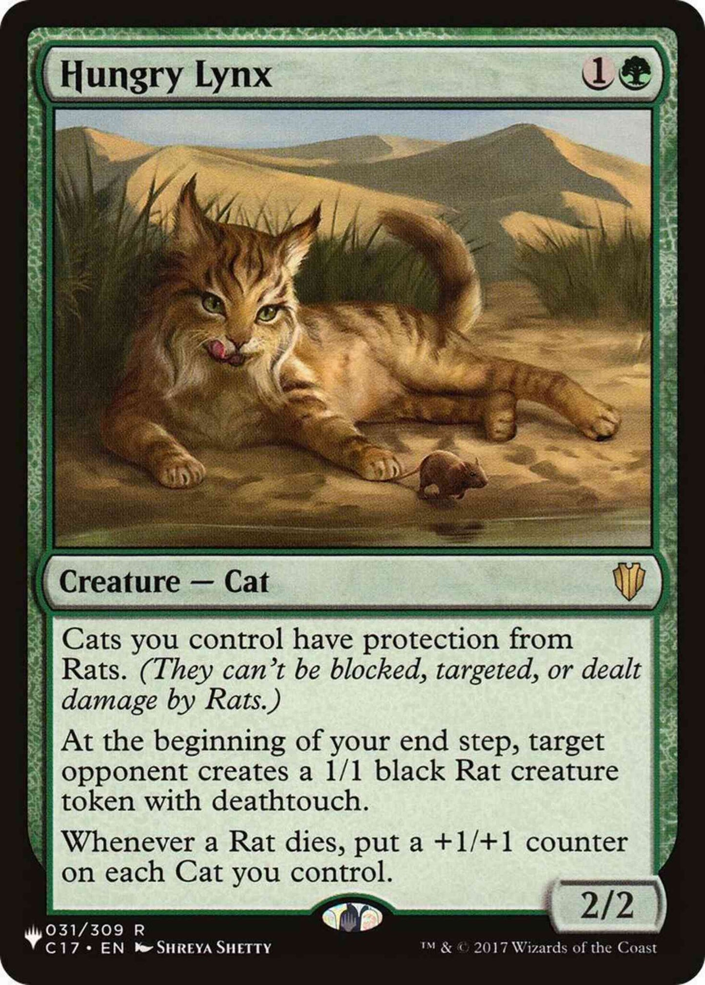 Hungry Lynx [C17-31] [The List] [Non-Foil]