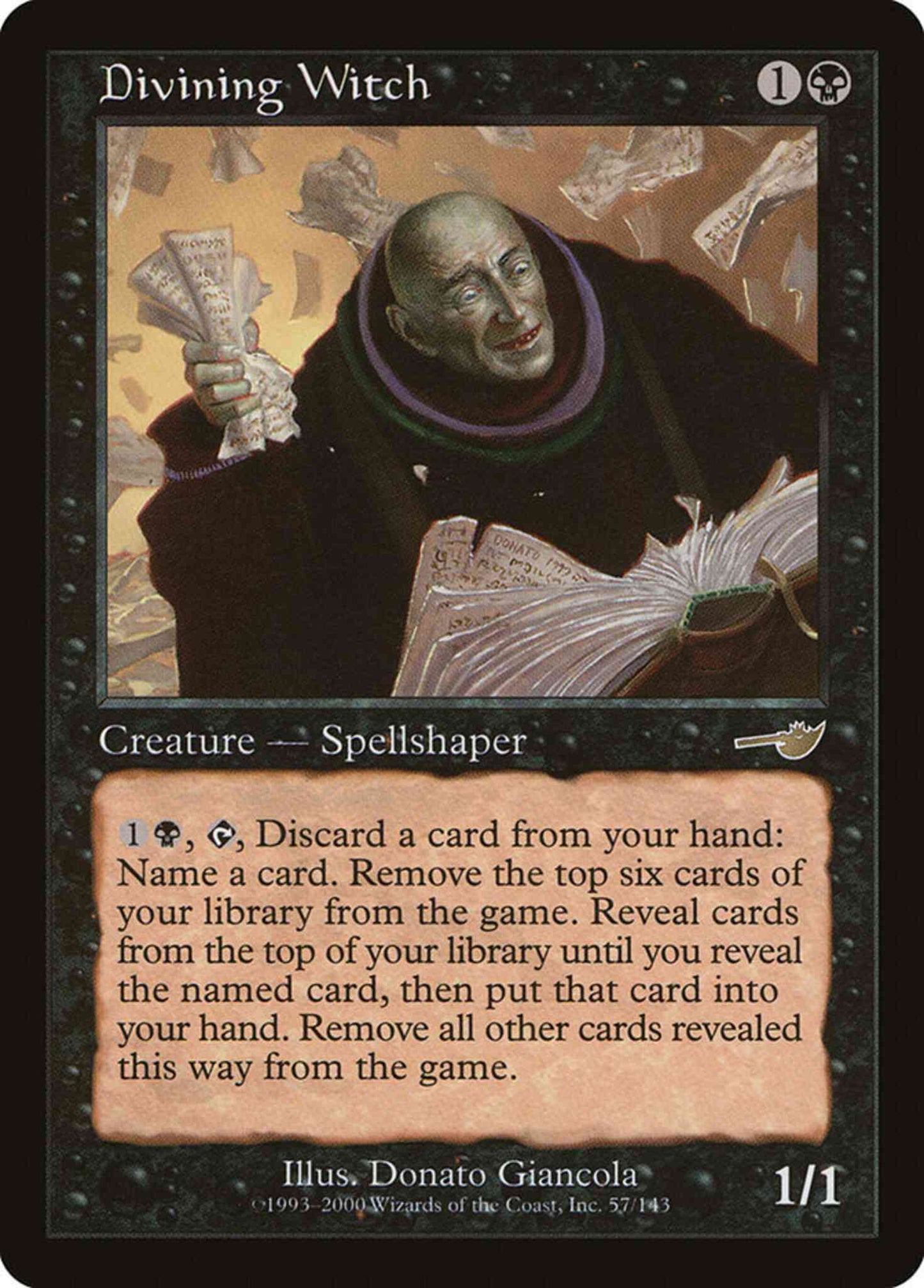 Divining Witch [57] [Nemesis] [Non-Foil]
