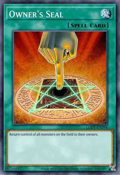 Owner's Seal - SDSA-EN030 - Common - 1st Edition