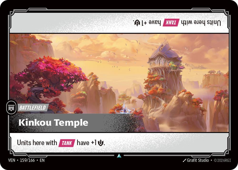 Kinkou Temple - 159/166 [Vendetta] [Non-Foil]