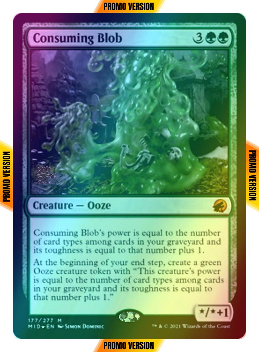 Consuming Blob [Prerelease] [177s] [Innistrad: Midnight Hunt Promos] [Foil]
