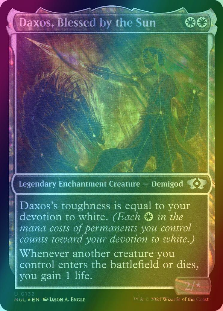 Daxos, Blessed by the Sun [132] [Planar Showcase] [Multiverse Legends] [Halo Foil]