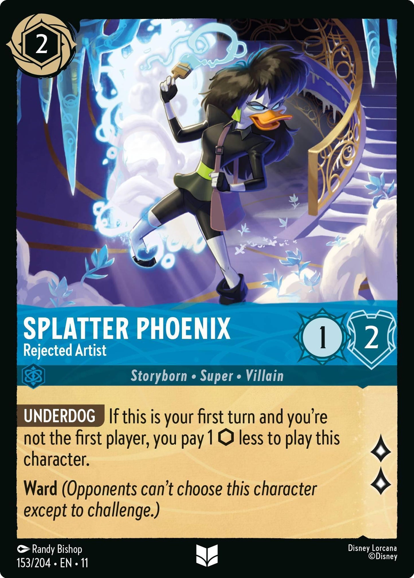 Splatter Phoenix - Rejected Artist - 153/204 [Winterspell] [Non-Foil]