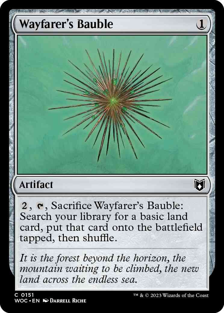 Wayfarer's Bauble [151] [Wilds of Eldraine: Commander] [Non-Foil]