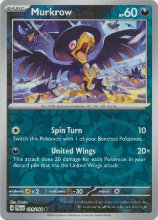 Murkrow - 131/193 - Common [sv02-131] [Reverse Holo]