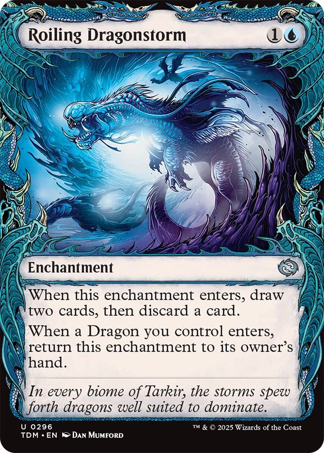 Roiling Dragonstorm [296] [Draconic Frame Showcase] [Tarkir: Dragonstorm] [Non-Foil]
