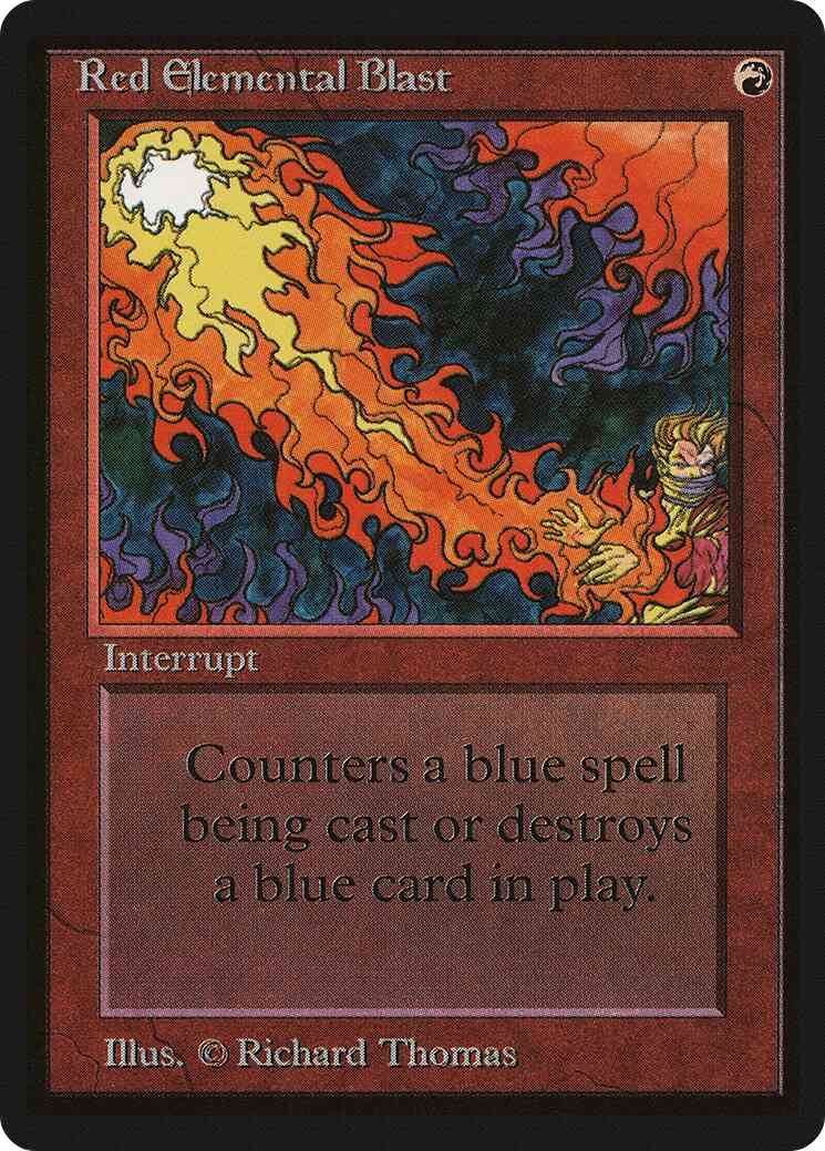 Red Elemental Blast [170] [Limited Edition Beta] [Non-Foil]