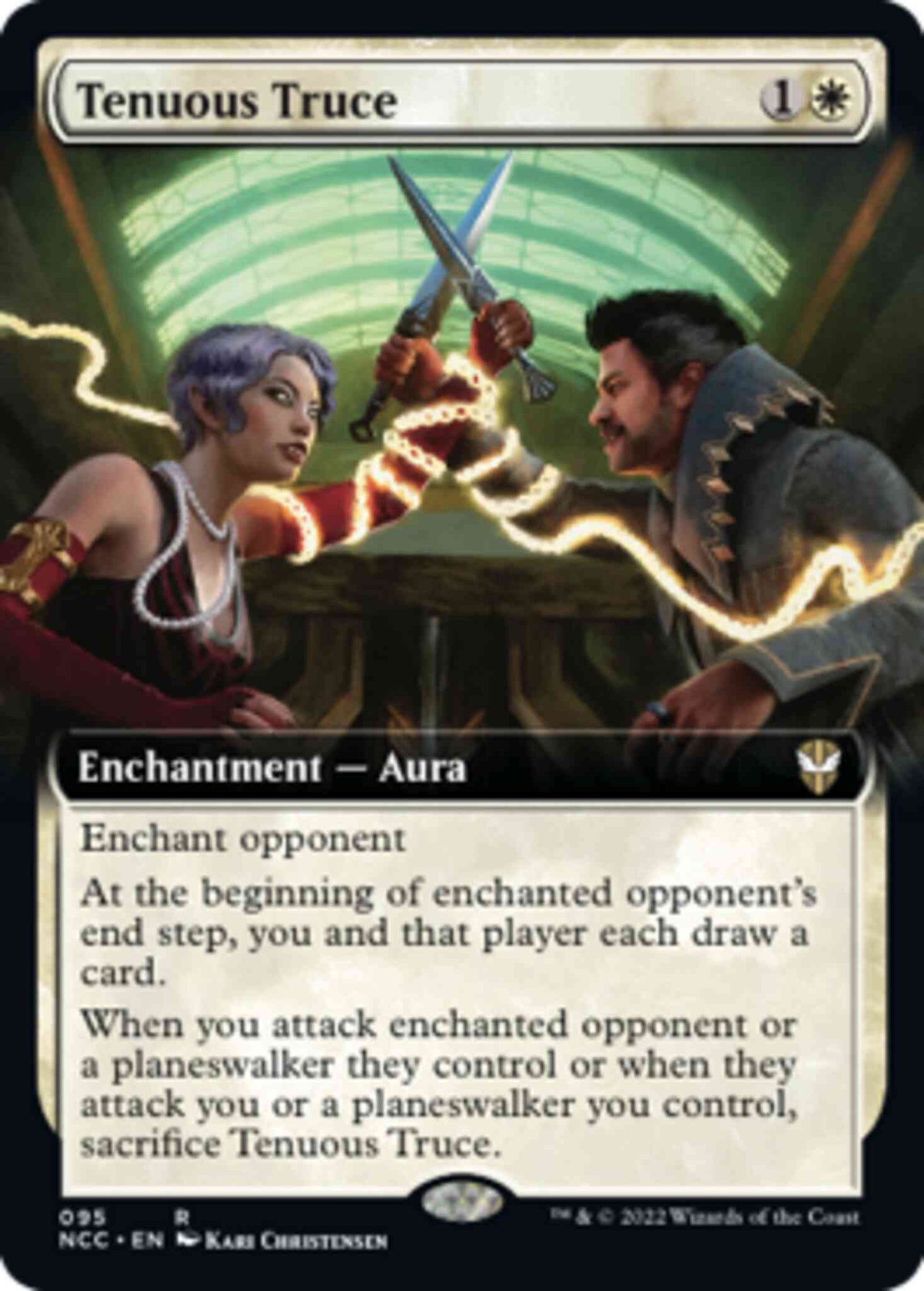 Tenuous Truce [95] [Extended Art] [Streets of New Capenna: Commander] [Non-Foil]