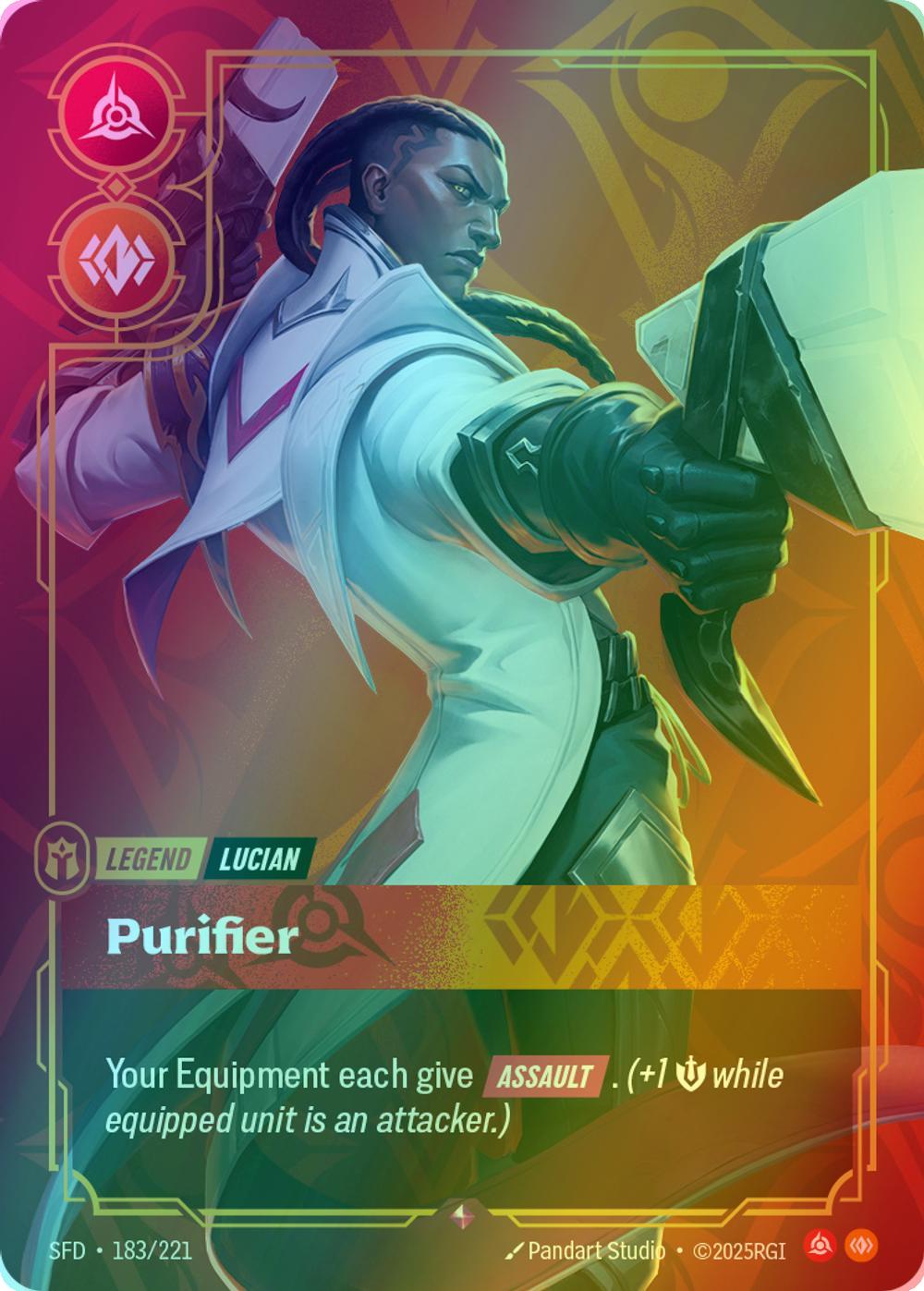 Purifier (Lucian) - 183/221 [Spiritforged] [Foil]