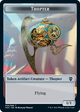 Spirit Token (03) // Thopter Token (06) [Innistrad: Crimson Vow: Commander: Tokens] [Non-Foil]