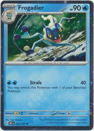 Frogadier - 057/197 - Promo [Shrouded Fable Greninja Special Illustration Collection] [sv03msp-057] [Cosmos Holo]